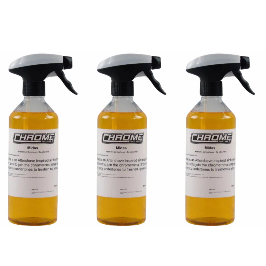 Chrome Northwest 3x Midas Air Freshener 500ml