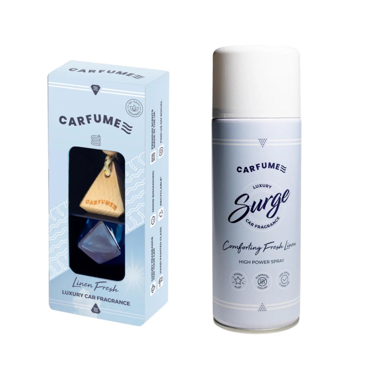 Carfume Surge Can & Diffuser - Fresh Linen