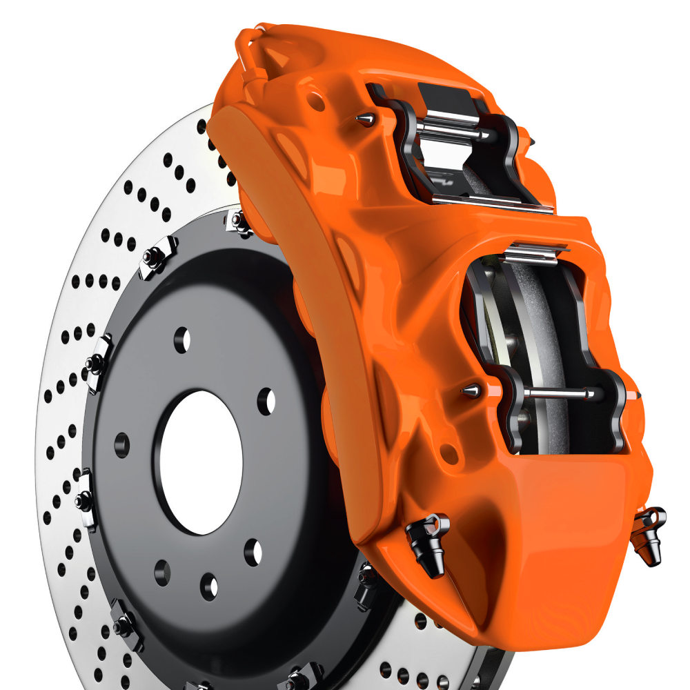 Orange Spray-On Brake Caliper Paint | E-TECH | Heat Resistant to 220°C