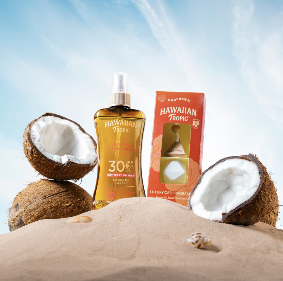 CAR FUME DIFFUSER - HAWAIIAN TROPIC
