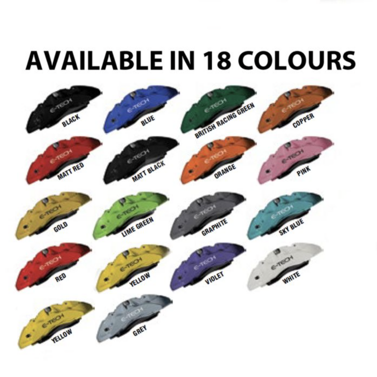 E-TECH GLOSS SKY BLUE CALIPER PAINT