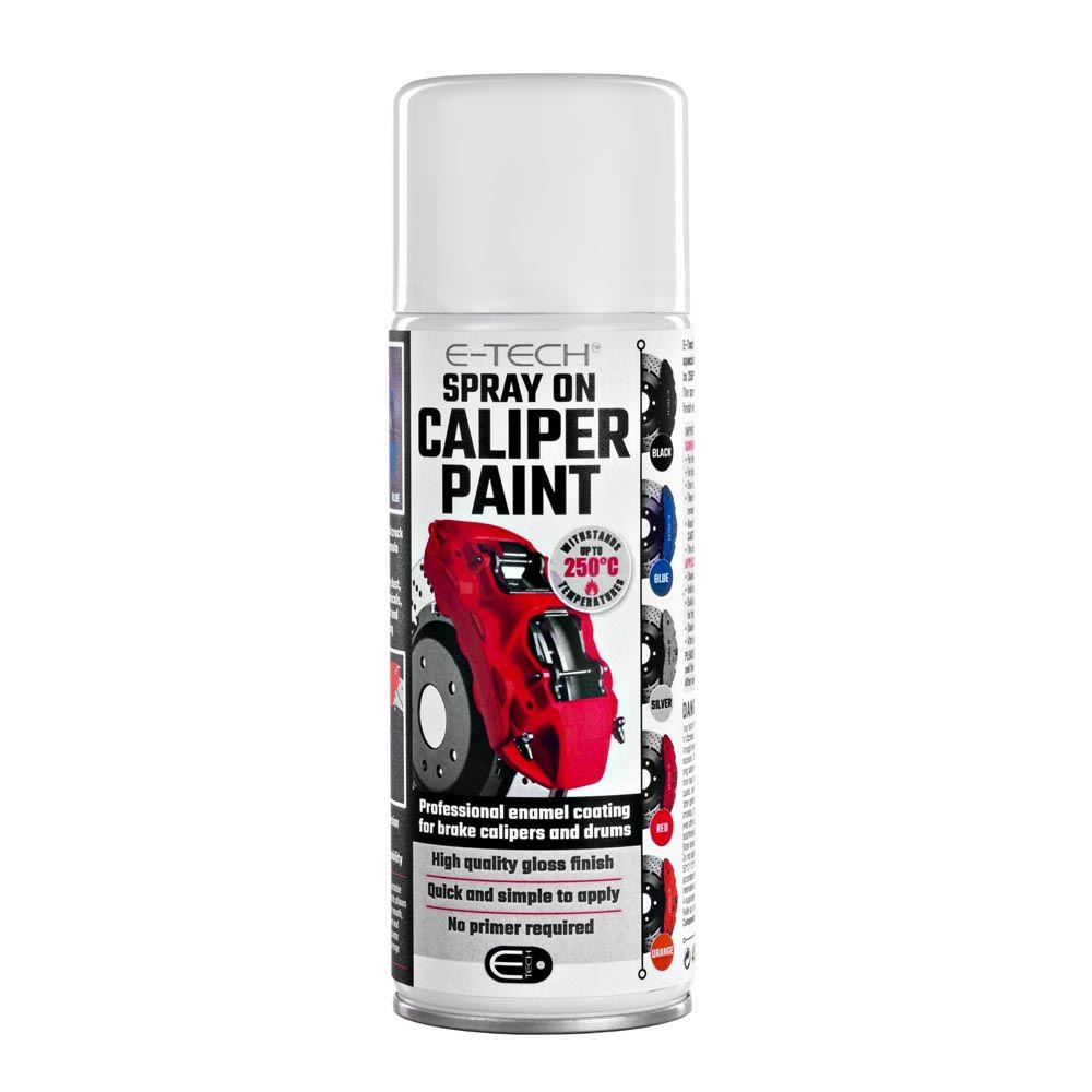 Silver Spray-On Brake Caliper Paint | E-TECH | Heat Resistant to 220°C