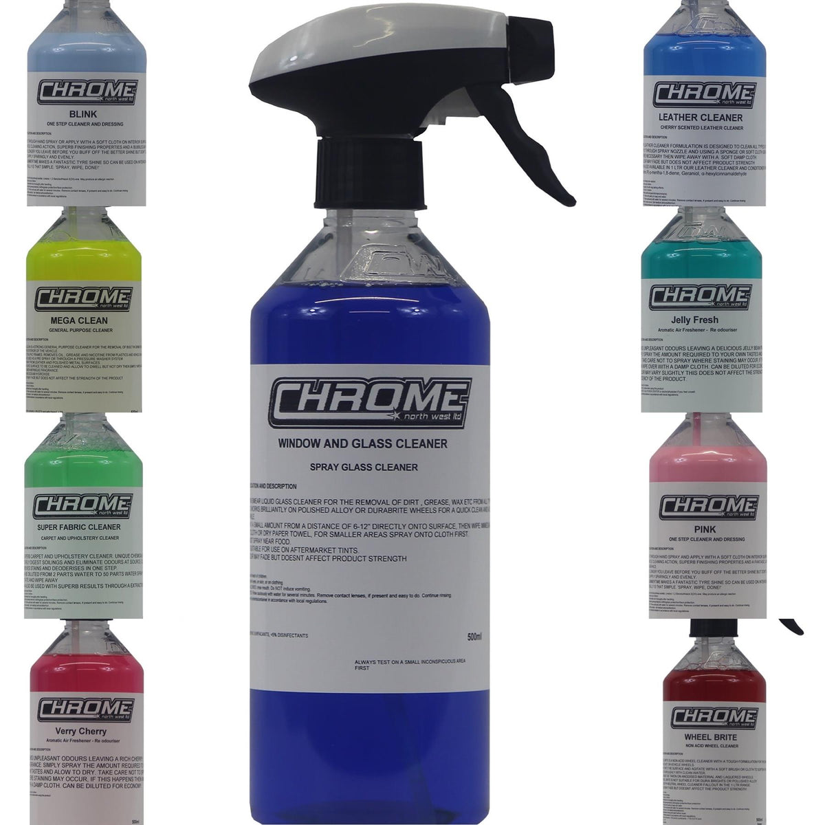 Chrome Northwest 3x Glass Cleaner 500ml