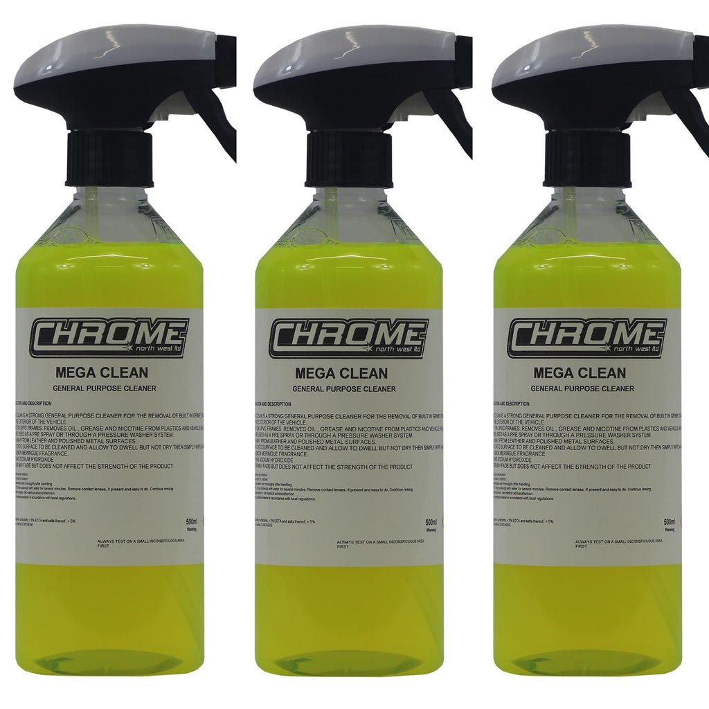 Chrome Northwest 3x Megaclean 500ml