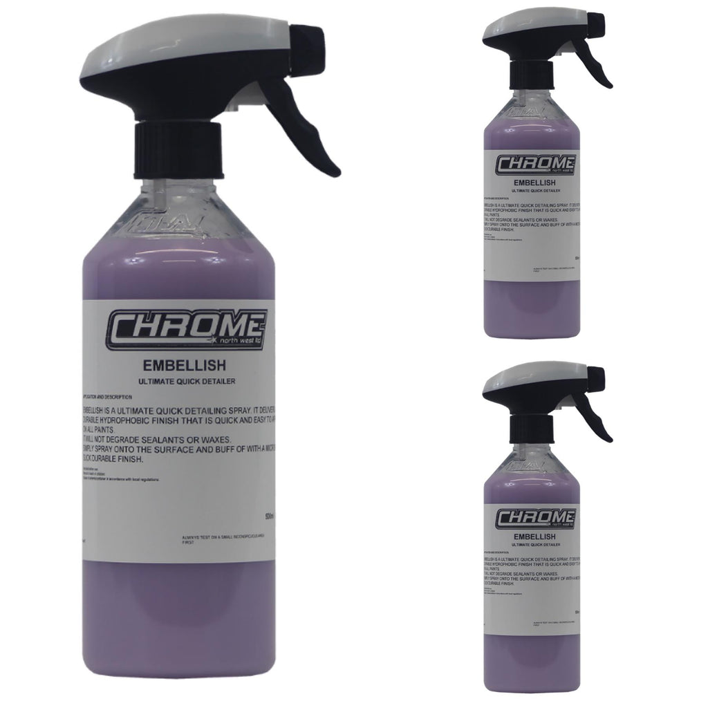 Chrome Northwest 3x Embellish Polish 500ml