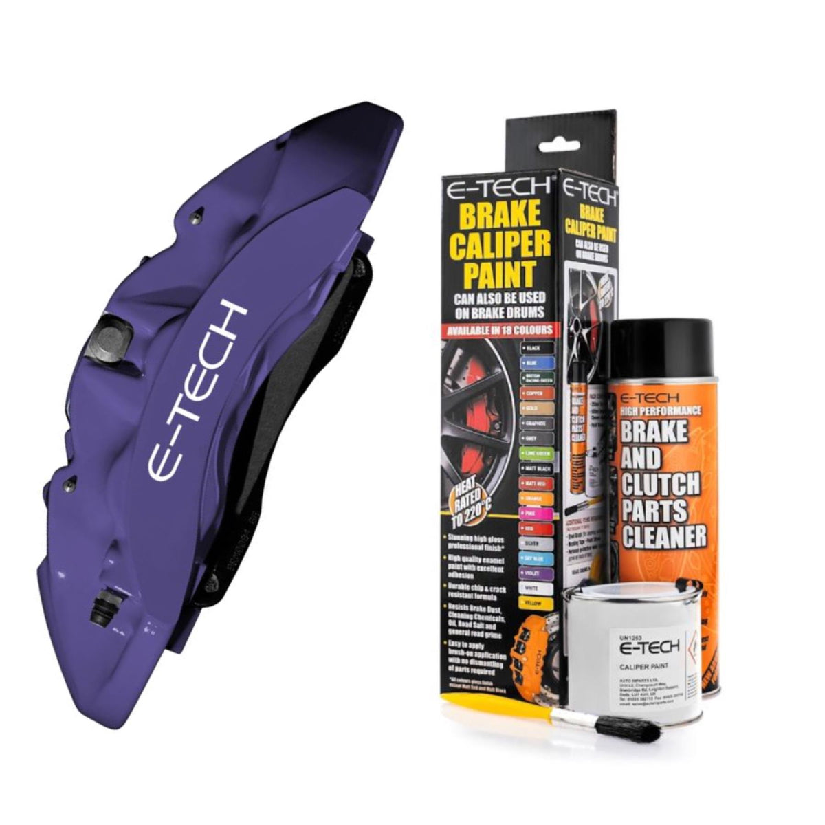 E-TECH VIOLET CALIPER PAINT