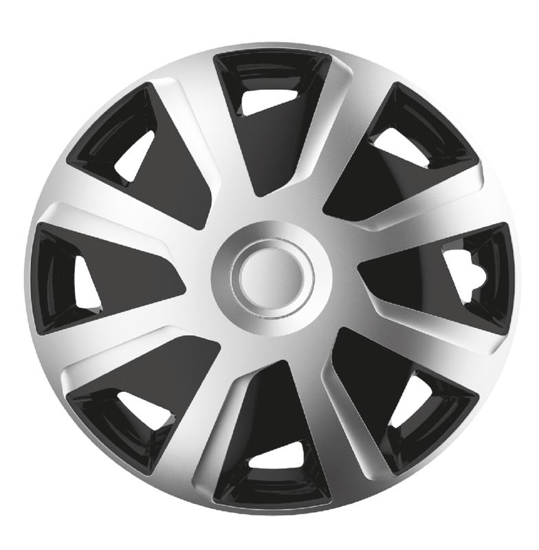 Commercial Wheel Trim For Mercedes Vito 16" Black Silver Deep Dish Hub Cover