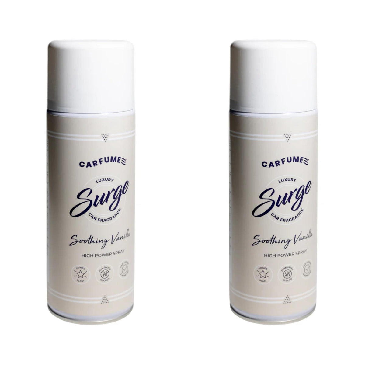 Carfume Surge Can - Soothing Vanilla x2