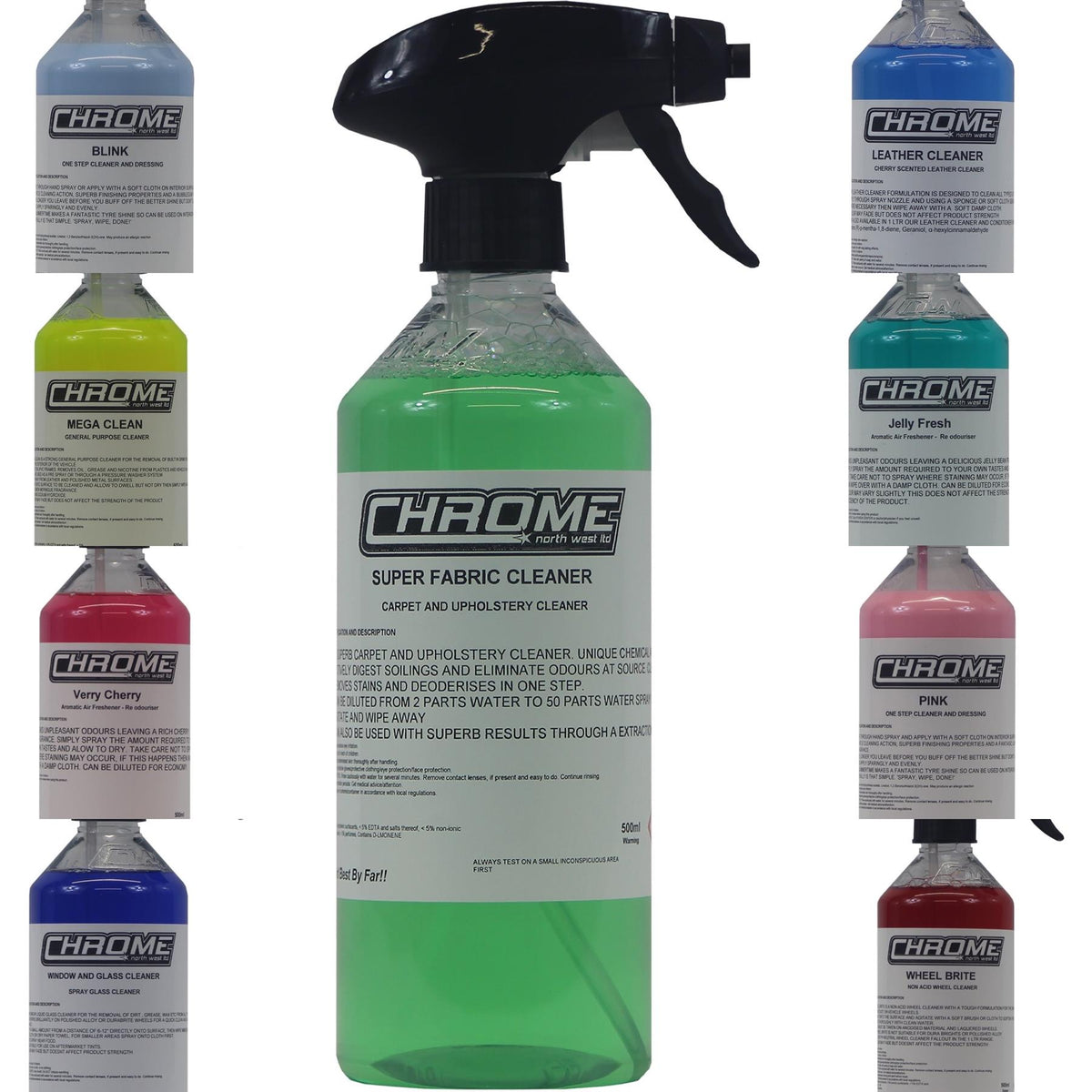 Chrome Northwest 2x Super Fabric Cleaner 500ml