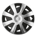 Commercial Wheel Trim For Transit Custom 16" Black Silver Deep Dish Hub Cover