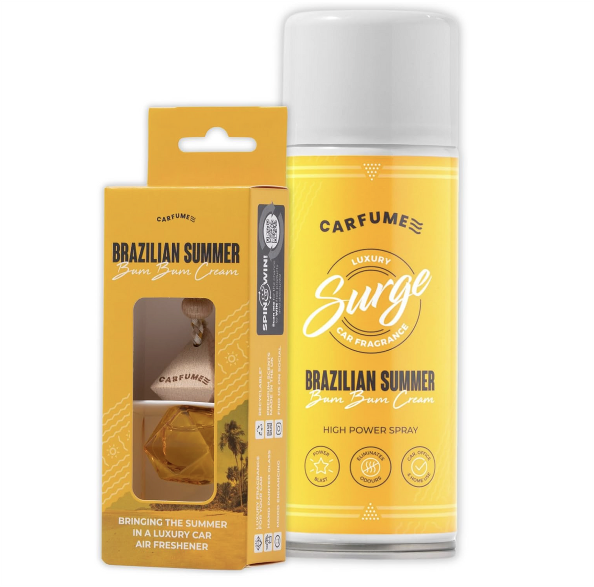 Carfume Surge Can & Diffuser - Summer Bum Bum
