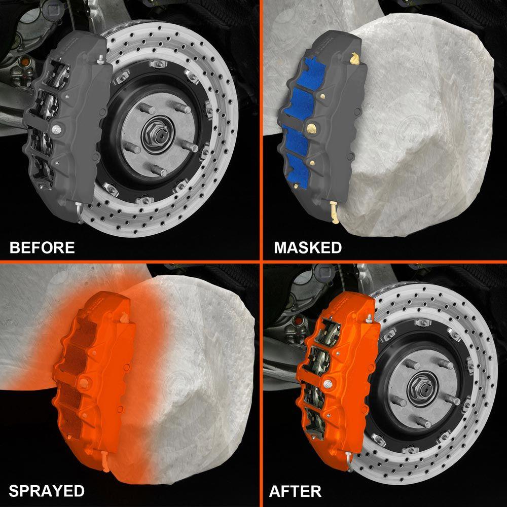 Orange Spray-On Brake Caliper Paint | E-TECH | Heat Resistant to 220°C