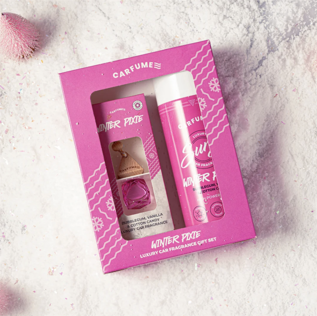 Car Fume Winter Pixie Gift Set Diffuser & Spray Can