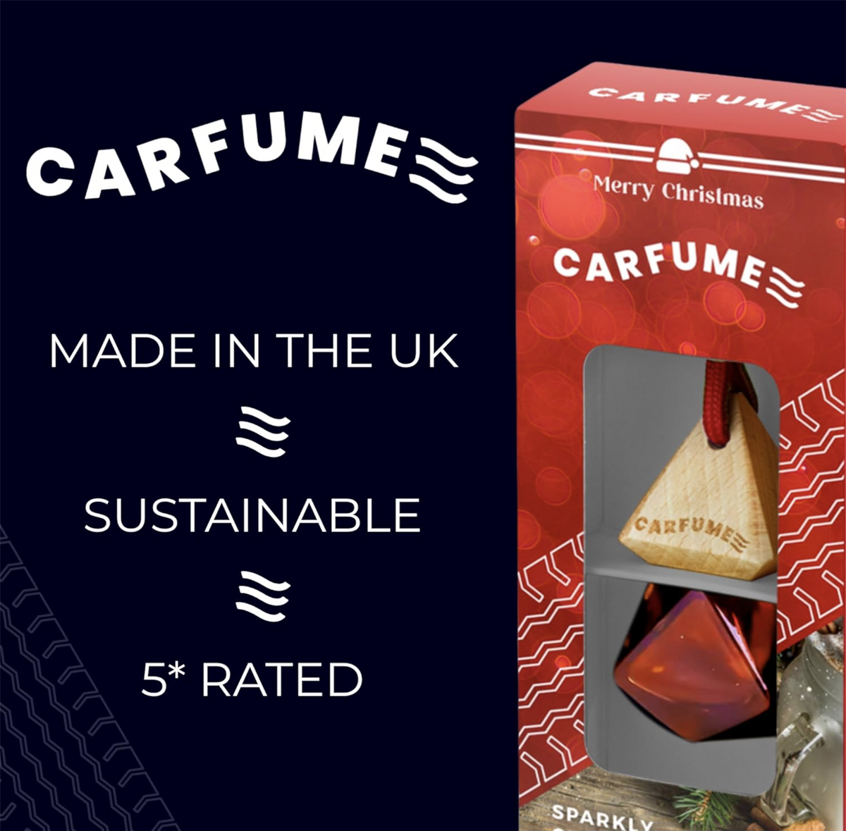 Carfume Diffuser - Sparkly Cinnamon x1