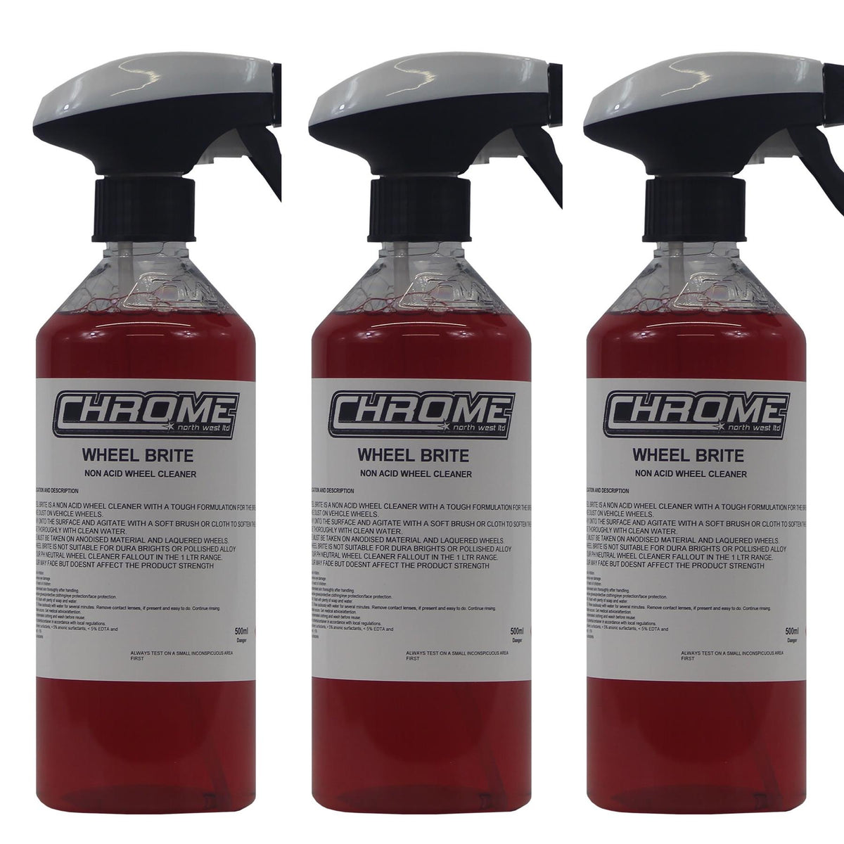 Chrome Northwest 3x Wheelbrite 500ml