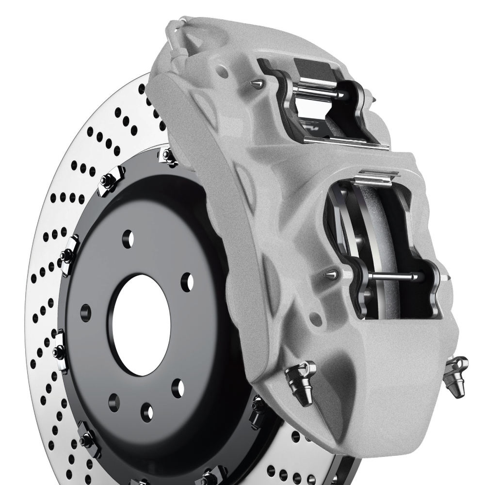Silver Spray-On Brake Caliper Paint | E-TECH | Heat Resistant to 220°C