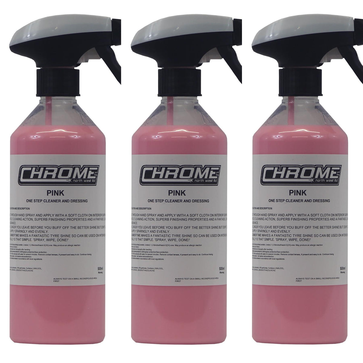 Chrome Northwest 3x Pink Cleaner 500ml