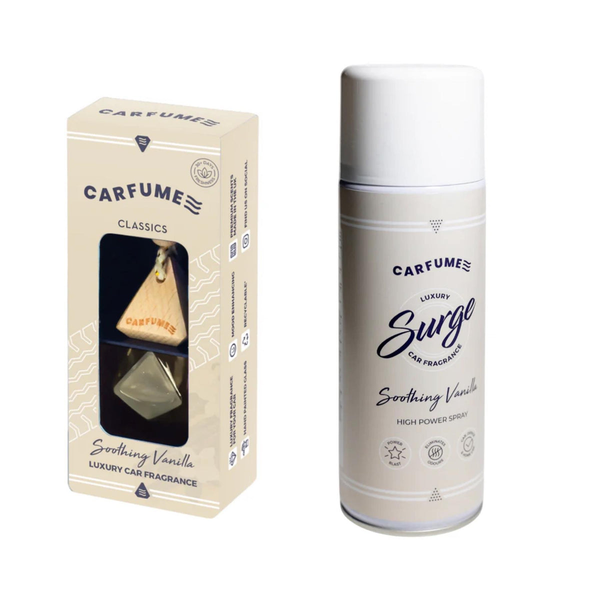 Carfume Surge Can & Diffuser - Soothing Vanilla