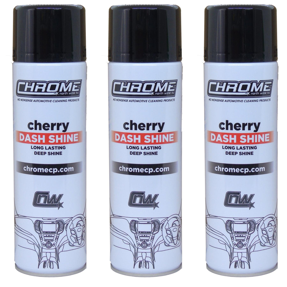 Chrome Northwest 3x Cherry Dash Shine Polish 500ml