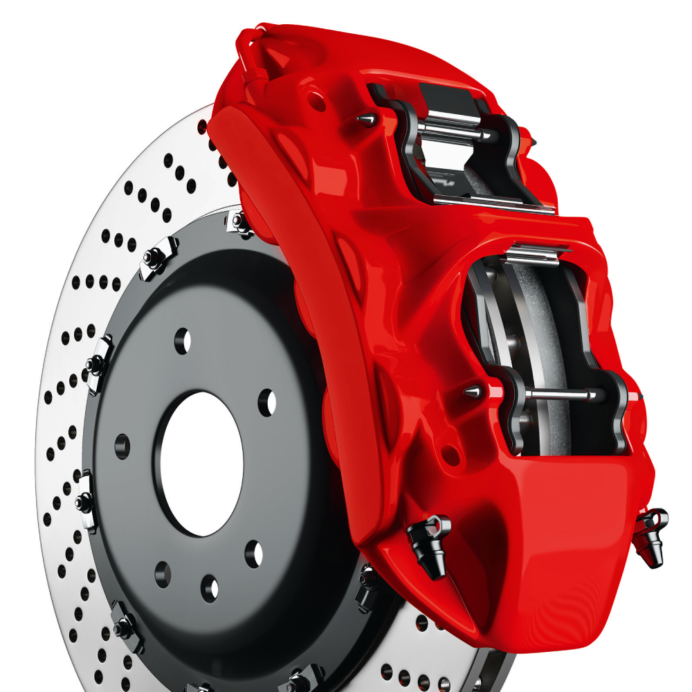 Red Spray-On Brake Caliper Paint | E-TECH | Heat Resistant to 220°C