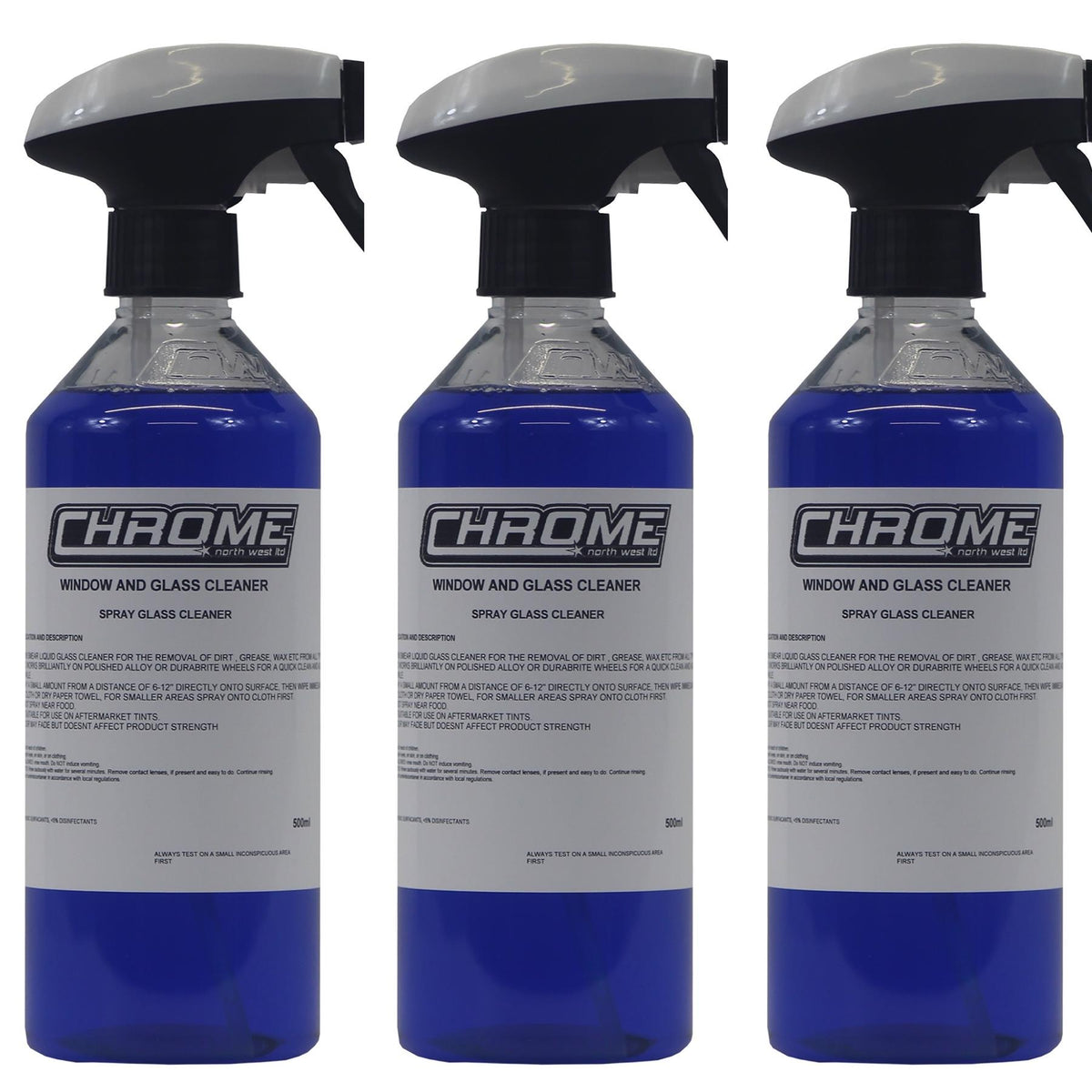 Chrome Northwest 3x Glass Cleaner 500ml