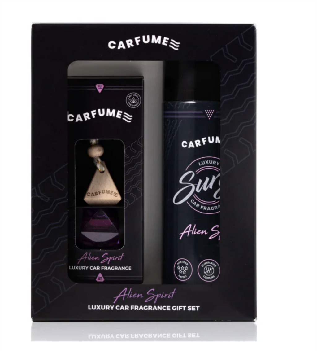 Car Fume Alien Spirit Gift Set Diffuser & Spray Can