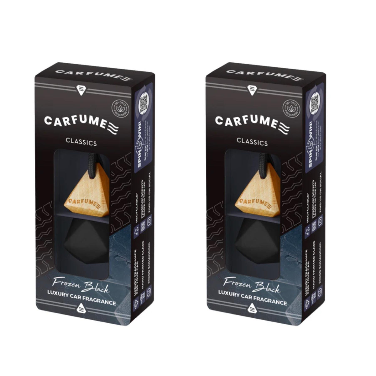 Carfume Diffuser - Frozen Black x2