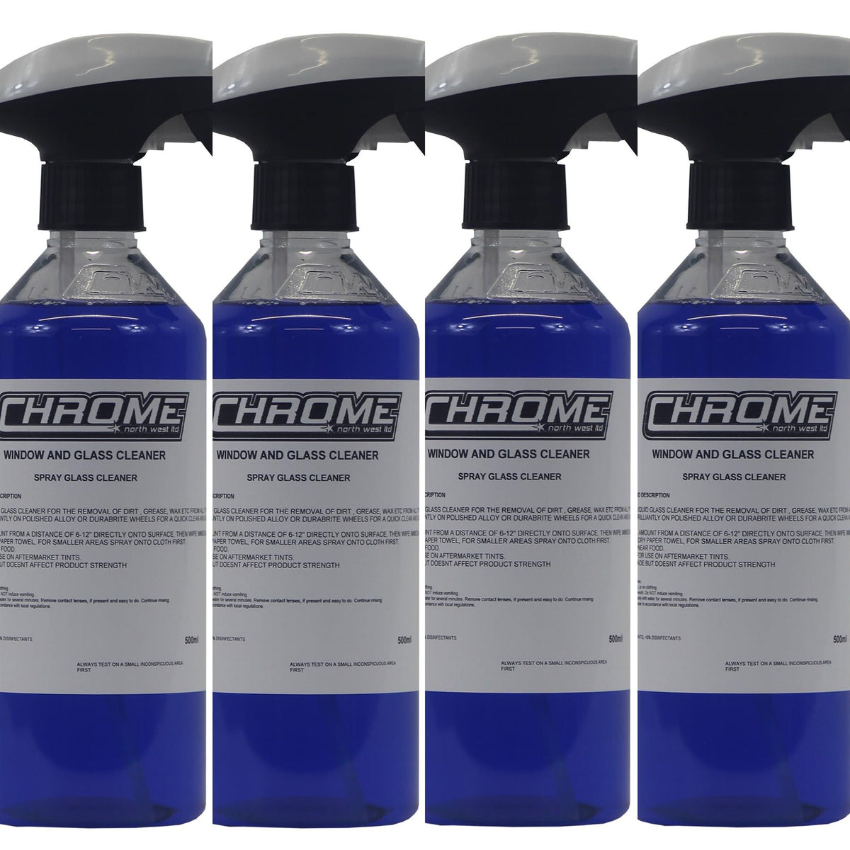 Chrome Northwest 4x Glass Cleaner 500ml