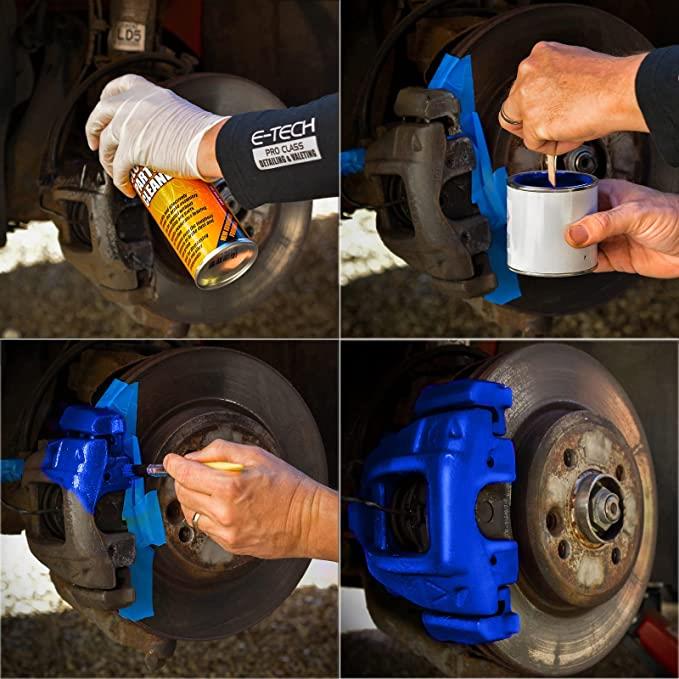 COLBAT BLUE Brake Caliper Paint Kit For Drums Car Engine Bay Car