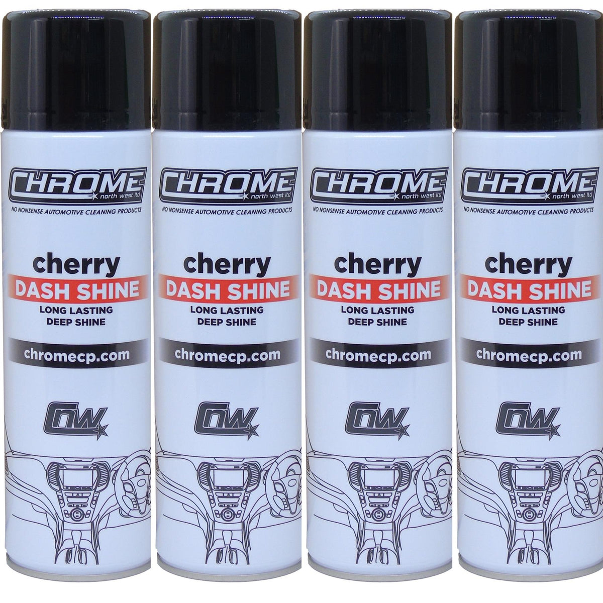 Chrome Northwest 4x Cherry Dash Shine Polish 500ml