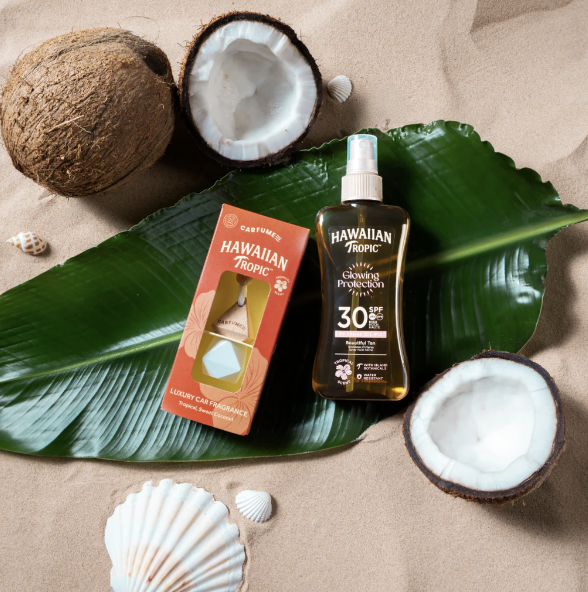 CAR FUME DIFFUSER - HAWAIIAN TROPIC X2