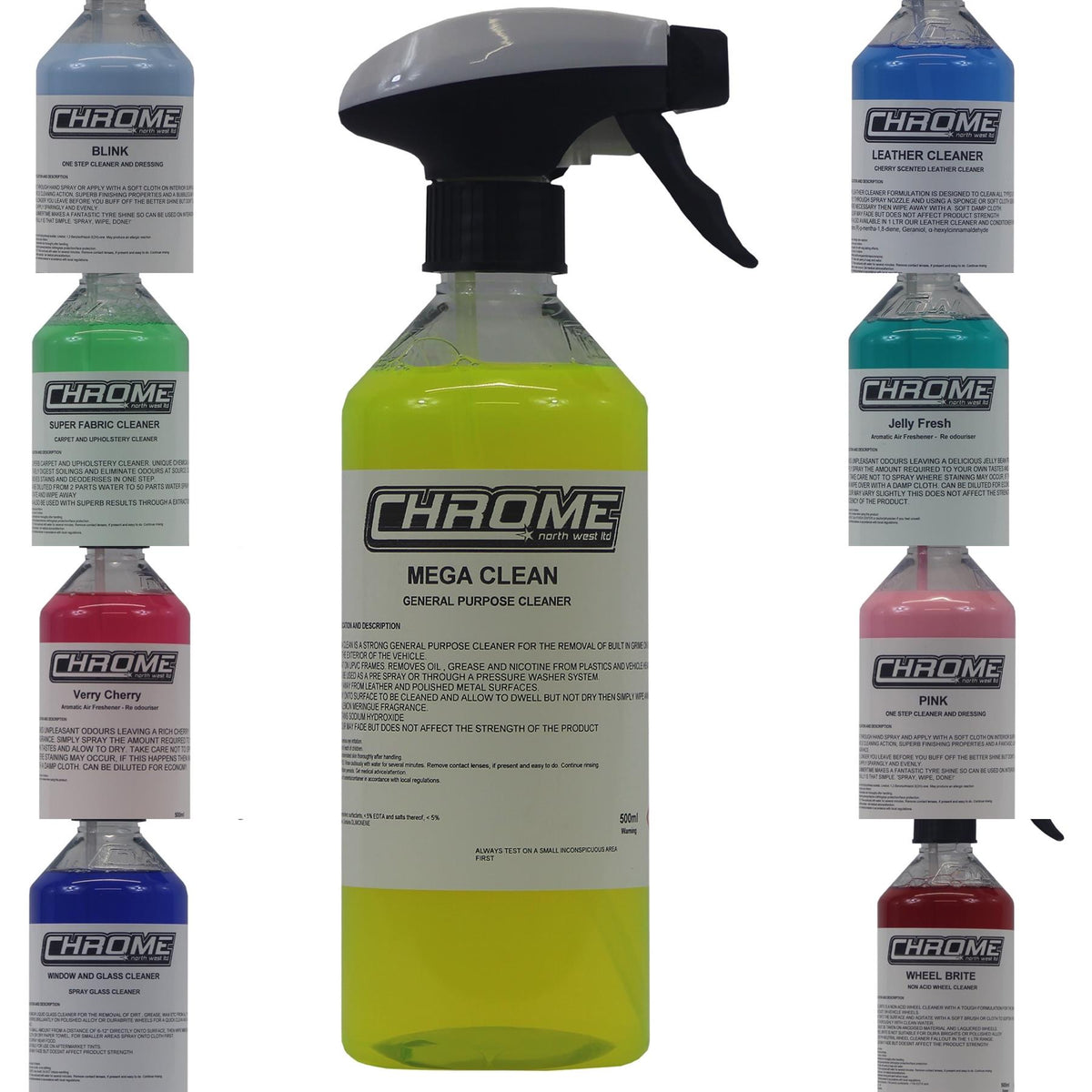 Chrome Northwest 4x Megaclean 500ml