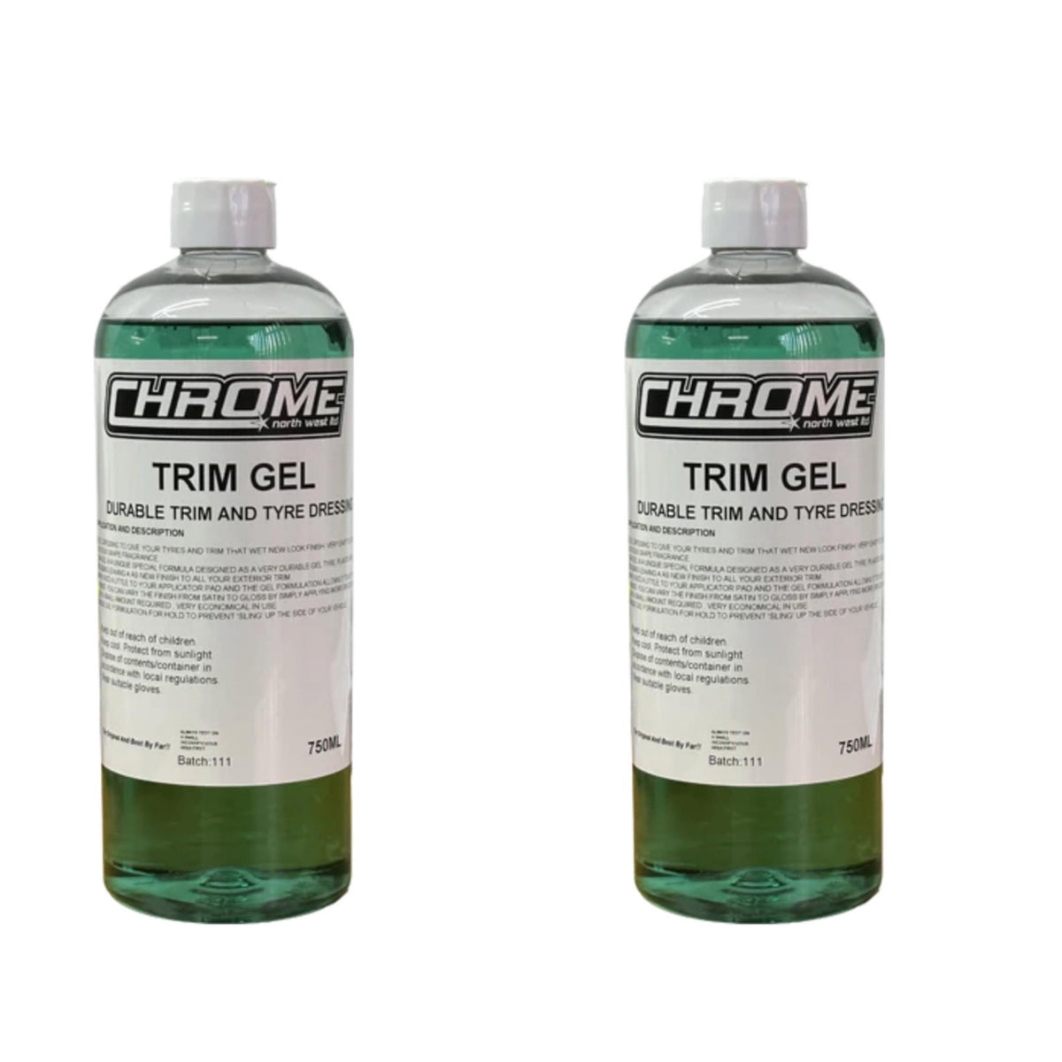 Chrome Northwest 2x Trim & Tyre Gel 750ml
