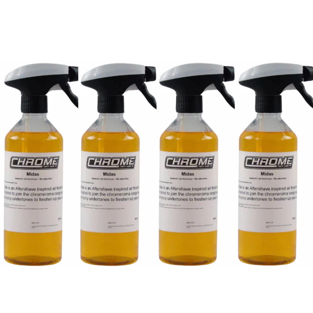 Chrome Northwest 4x Midas Air Freshener 500ml
